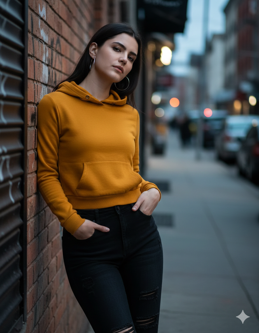 Women's Cropped Hoodie