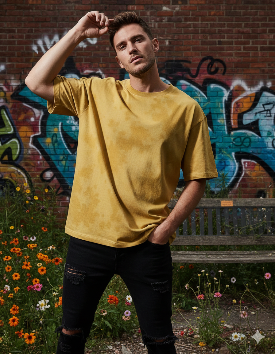 Men's Tie Dye Oversized T-Shirt